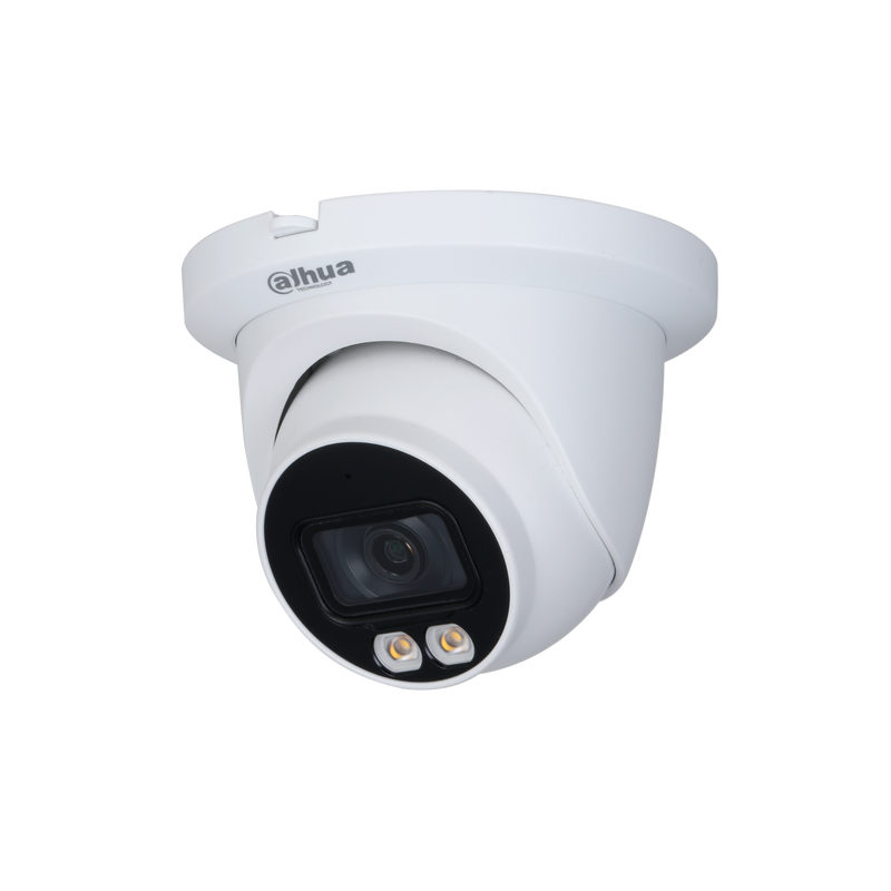 DAHUA 4MP Full-color Warm LED Fixed-focal Eyeball WizSense Network Camera